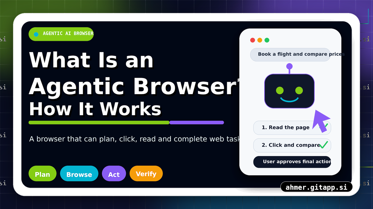What is an agentic browser and how does it work?