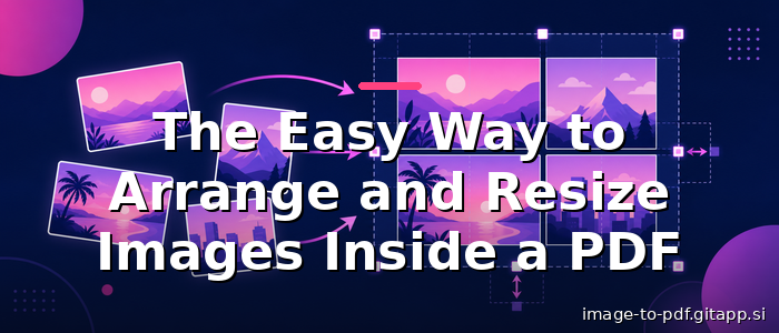 The Easy Way to Arrange and Resize Images Inside a PDF