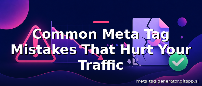 Common Meta Tag Mistakes That Hurt Your Traffic
