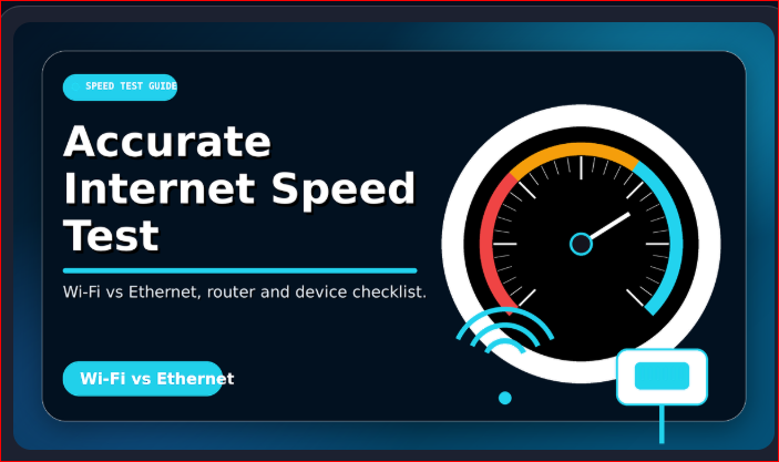 How to Run an Accurate Internet Speed Test: Wi-Fi vs Ethernet, Router and Device Checklist